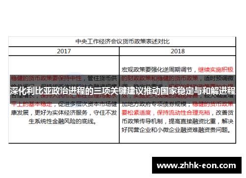 深化利比亚政治进程的三项关键建议推动国家稳定与和解进程